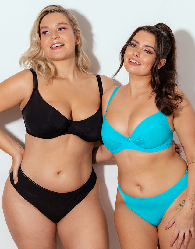 Curvy Kate Daily Plunge Bra Turquoise