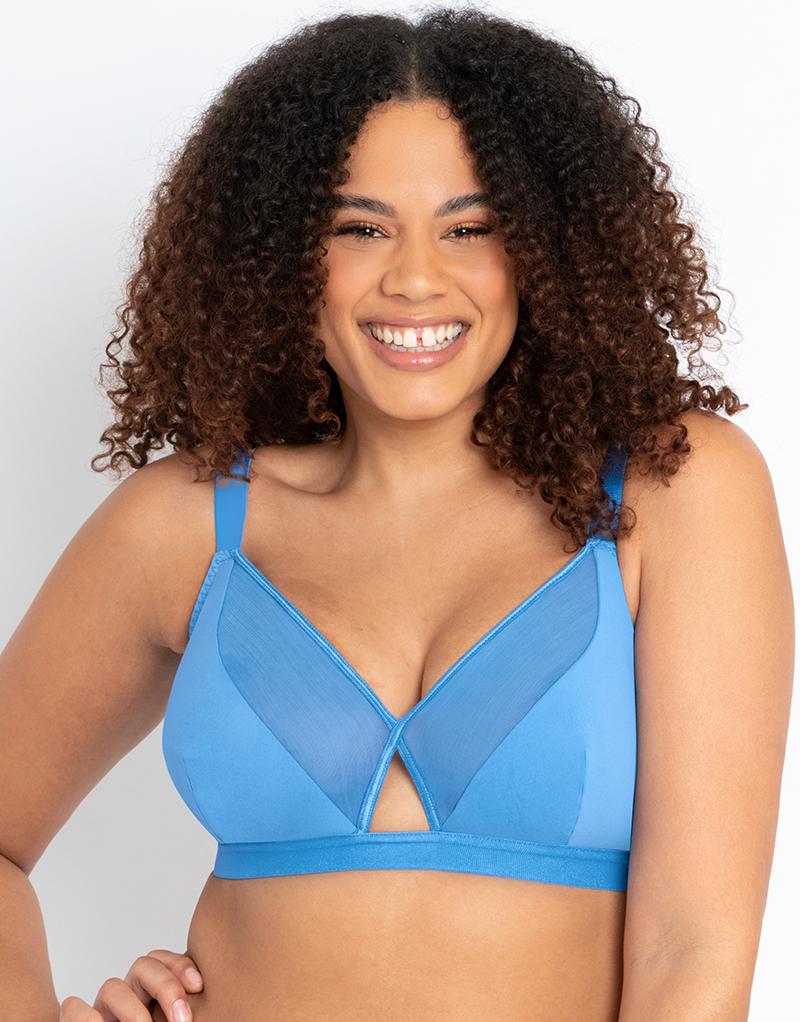  Katie Triangle Bralette For Women, Unpadded And