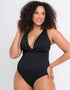 Curvy Kate Twist and Shout Non Wired Swimsuit Black