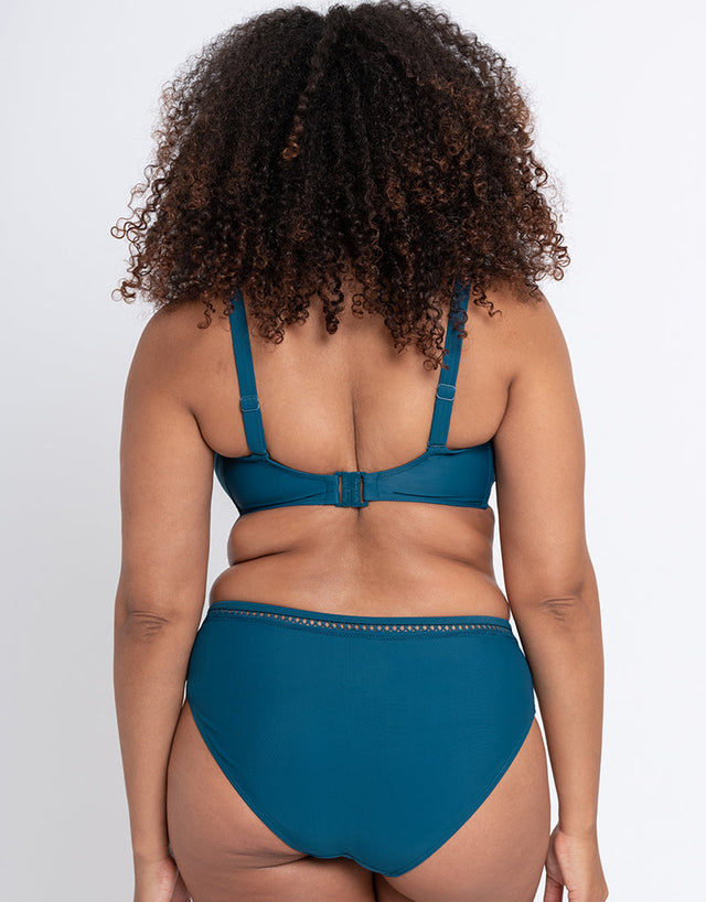Curvy Kate First Class Classic Bikini Bottom Deep Teal