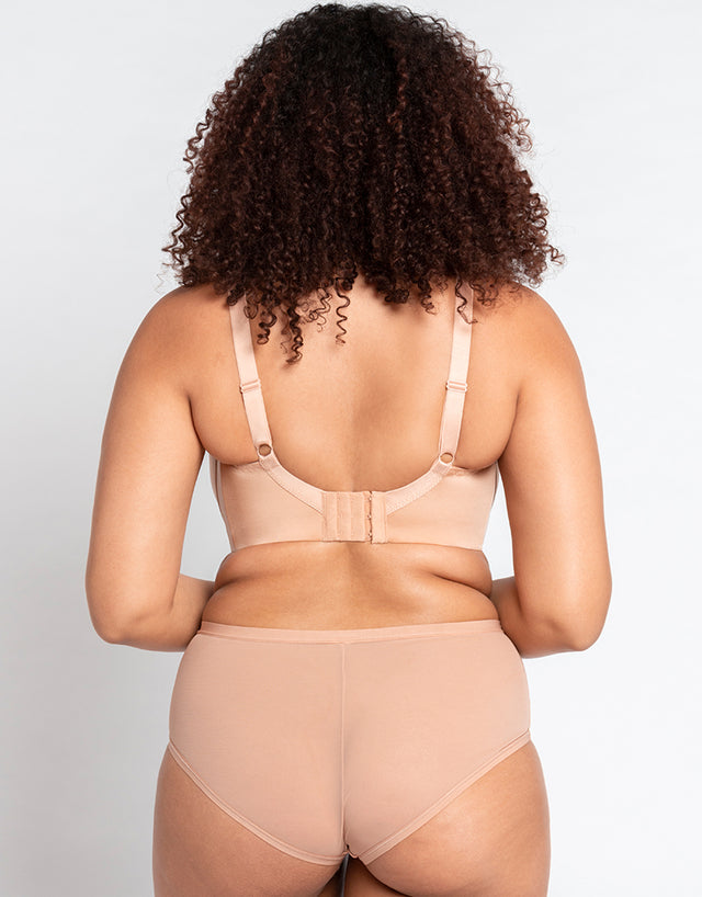 Curvy Kate Smoothie T-Shirt Balcony Moulded Bra Latte