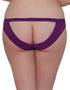 Scantilly by Curvy Kate Peek-A-Boo Bare Face Cheek Brief Violet