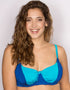 Pour Moi Bahamas Balconette Bikini Top Blue/Aqua
