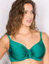 Pour Moi Azure Balconette Bikini Top Emerald Green