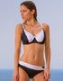 Pour Moi Bahamas Balconette Bikini Top Black/White