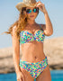 Pour Moi High Dive Balconette Bikini Top Bright Multi