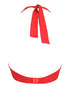 Pour Moi Mardi Gras Halter Bikini Top Red