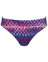 Miss Mandalay Rizzo Deep Bikini Brief Purple Print