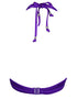 Pour Moi Puerto Rico Halter Triangle Bikini Top Amethyst Purple