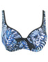 Pour Moi Barracuda Balconette Bikini Top Black/Blue