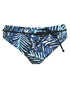 Pour Moi Barracuda Belted Bikini Brief Black/Blue