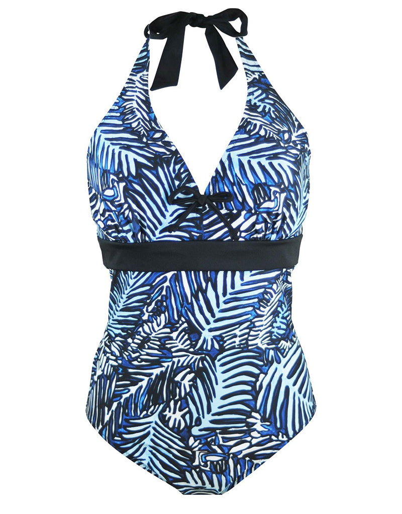 Pour Moi Barracuda Swimsuit Black Blue – Brastop US