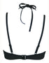 Pour Moi High Line Double Strap Plunge Bikini Top Black/White