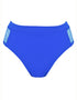 Pour Moi Glamazon High Leg Bikini Brief Blue