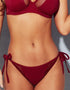 Pour Moi Glamazon Tie Side Bikini Brief Red