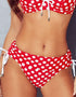 Pour Moi Starboard Adjustable Fold Bikini Brief Red/White