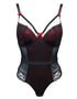 Pour Moi Instinct Lightly Padded Half Cup Body Black/Red