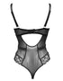Pour Moi Instinct Lightly Padded Half Cup Body Black/Red