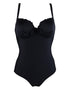 Pour Moi Splash Padded Balconette Swimsuit Black