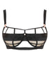 Scantilly by Curvy Kate Censored Balcony Bra Black