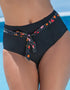 Pour Moi Hot Spots Belted Control Bikini Brief Ditsy Floral