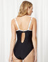 MORE by Bluebella Mawson Padded Balconette Swimsuit Black