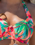 Pour Moi Heatwave Halter Bikini Top Hawaii Multi