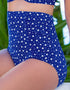 Pour Moi Mini Maxi Super High Waist Control Bikini Brief Ultramarine Blue