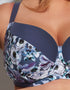 Kris Line Marsylia Balconette Bikini Top Grey/Violet