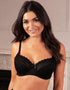 Pour Moi Remix Side Support Bra Black