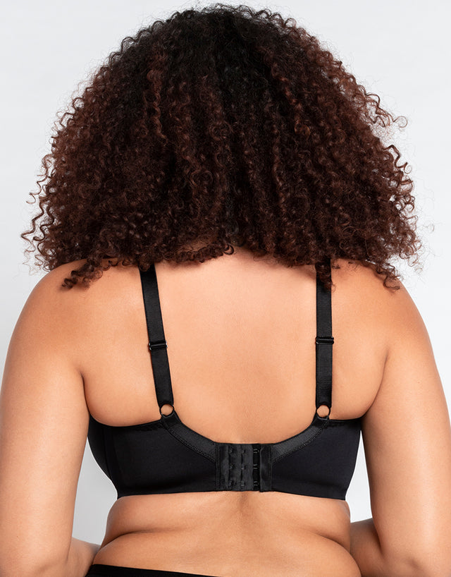 Curvy Kate Smoothie T-Shirt Balcony Moulded Bra Black