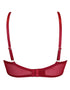 Pour Moi Hush Half Cup Bra Ruby Red