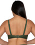 Curvy Kate Rush Padded Plunge Bikini Top Olive