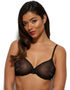 Gossard Glossies Sheer Bra Black