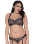 Curvy Kate Starstruck Padded Balcony Bra Black/Gold