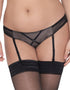 Curvy Kate Starstruck Suspender Brazilian Brief Black/Gold