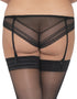 Curvy Kate Starstruck Suspender Brazilian Brief Black/Gold