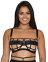 Scantilly by Curvy Kate Censored Balcony Bra Black