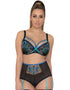 Scantilly Encounter Plunge Bra Black/Peacock