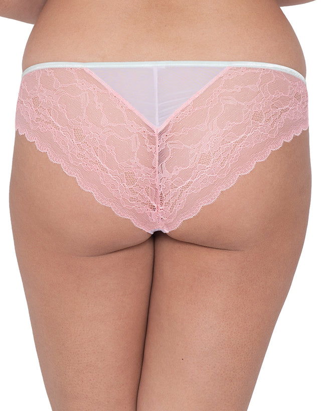 Curvy Kate Flutterby Brazilian Brief Lilac/Pink