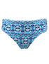 Pour Moi Odyssey Fold Bikini Brief Tulum Blue