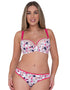 Curvy Kate Doodle Balcony Bra White Print