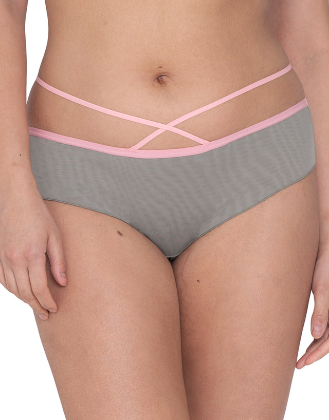 Curvy Kate Lifestyle X Short Khaki/Pink