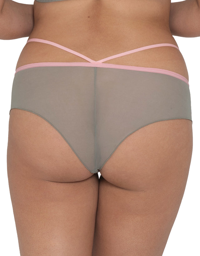 Curvy Kate Lifestyle X Short Khaki/Pink
