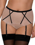 Curvy Kate Sparks Fly High Waist Suspender Brief Latte/Silver