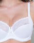 Pour Moi Electra Side Support Bra White