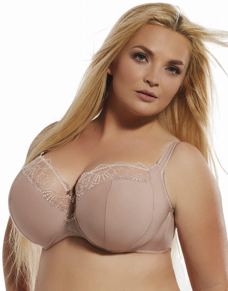 Bra plus size bralette push up with semi padded cups - Krisline MIRACLE