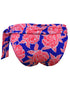Pour Moi Heatwave Fold Over Tie Bikini Brief Tropicana Red/Blue