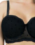 Parfait Lily Padded Balconette Bra Black