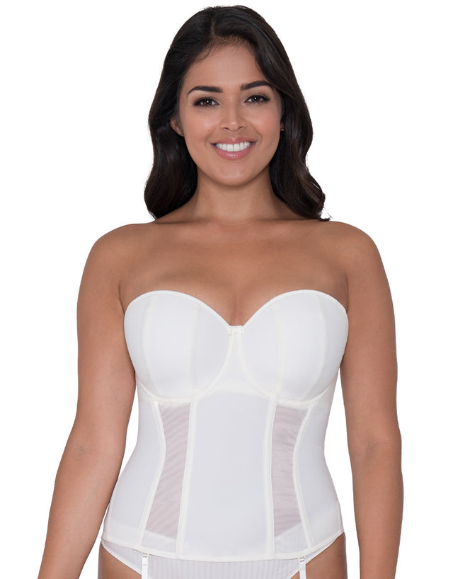 Curvy Kate Luxe Strapless Basque Ivory